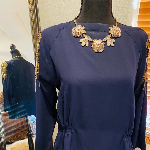 Ladies Embellished Medium Formal Evening Top - Picture 8 of 8